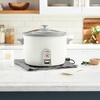 image:imageZojirushi 3 Cup Rice CookerSteamer  White10 cup