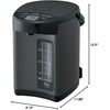 image:imageZojirushi CDNAC50BM Micom Water Boiler and Warmer 5Liter Metallic BlackMetallic Black