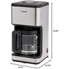 image:imageZojirushi ECESC120 Coffee Maker Dome Brew Programmable StainlessSteel and BlackClassic