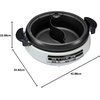 image:imageZojirushi EPPFC20HA Gourmet dExpert Electric Skillet for Yin Yang Hot PotElectric Skillet