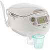 image:imageZojirushi NSZCC10 512Cup Neuro Fuzzy Rice Cooker and Warmer Premium White55Cup uncooked rice