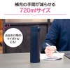 image:imageZojirushi SMVA60XA Vacuum Bottle 20 Ounce StainlessNavy Blue