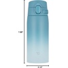 image:imageZojirushi SMVH72AZ GoCafe Insulated Stainless Steel Mug 24Ounce 72 liter PFASfree amp BPAfreeAqua Asagi