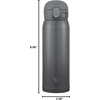 image:imageZojirushi SMWR48EDP Stainless Mug 16Ounce CantaloupDark Gray