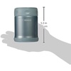 image:imageZojirushi Stainless Steel Food Jar Medium Dark BrownAqua Blue