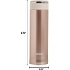 image:imageZojirushi Stainless Steel Travel Mug with Tea Leaf Filter 16Ounce046Liter Deep BluePink Champagne