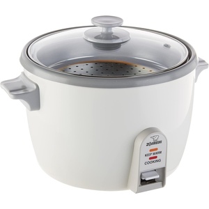 image:imageZojirushi 3 Cup Rice CookerSteamer  White10 cup