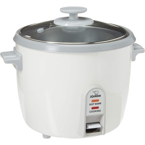 image:imageZojirushi 3 Cup Rice CookerSteamer  White6 cup