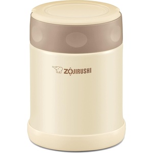 image:imageZojirushi Stainless Steel Food Jar Medium Dark BrownCream