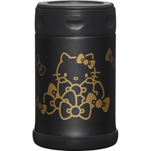 image:imageZojirushi X Hello Kitty 17 Oz Stainless Steel Food Jar Black Black  Stainless steel constructionBlack